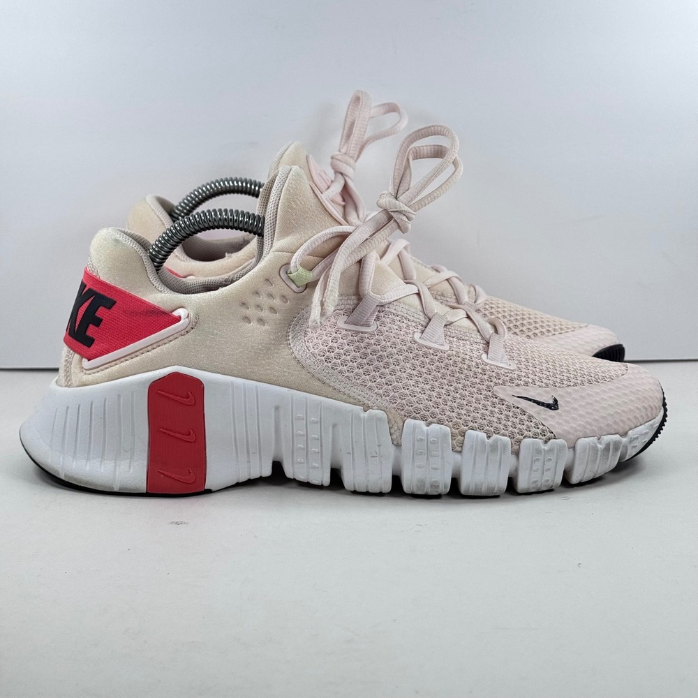 Nike Free Metcon 4 Womens Pink Crimson Training Shoes CZ0596-658 Size 9.5